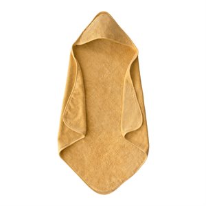 Mushie Hooded Towel - Fall Yellow